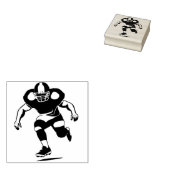 アメリカンフットボール選手のゴム印 ラバースタンプ (押印)