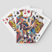 アメリカンフットボール選手キュービストカード トランプ (裏面)