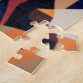 アメリカンフットボール選手キュービストジグソーパズル ジグソーパズル (側面)