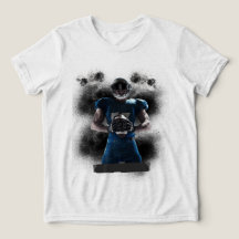アメリカンフットボール選手背面デザインTシャツ