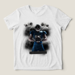 アメリカンフットボール選手背面デザインTシャツ トライブレンドＴシャツ