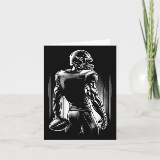 アメリカンフットボール選手 カード (正面)