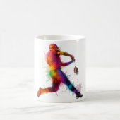 アメリカンフットボール選手 コーヒーマグカップ (中央)