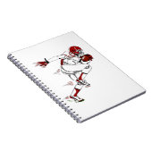 アメリカンフットボール選手 ノートブック (右側)