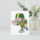 アメリカンフットボール選手 ポストカード (スタンド正面)