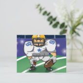 アメリカンフットボール選手 ポストカード (スタンド正面)