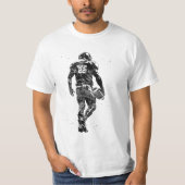 アメリカンフットボール選手 Tシャツ (正面)