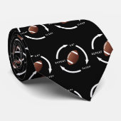 アメリカンフットボール食べススリープリピートのスポーツファンの役割 ネクタイ