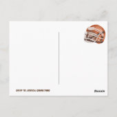 アメリカンフットボール1年目誕生日 ポストカード (裏面)