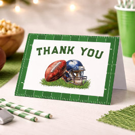アメリカンフットボール1年連続1回目の誕生日 サンキューカード