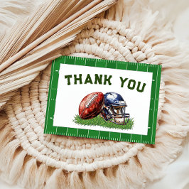アメリカンフットボール1年連続1回目の誕生日 サンキューカード