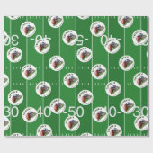 アメリカンフットボール1年連続1回目の誕生日 ラッピングペーパー (フラット)