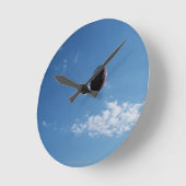 アメリカンフットボール4 ラウンド壁時計 (傾斜)