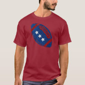 アメリカンフットボール7月4日ギッター Tシャツ (正面)