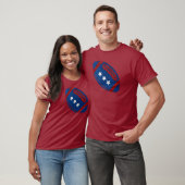 アメリカンフットボール7月4日ギッター Tシャツ (ユニセックス)