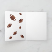 アメリカンフットボール ありがとう コーチ フォト カード (内部)