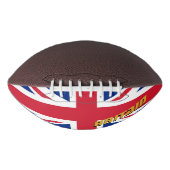 アメリカンフットボール&イギリス国旗/統一された王国 アメリカンフットボール (正面)