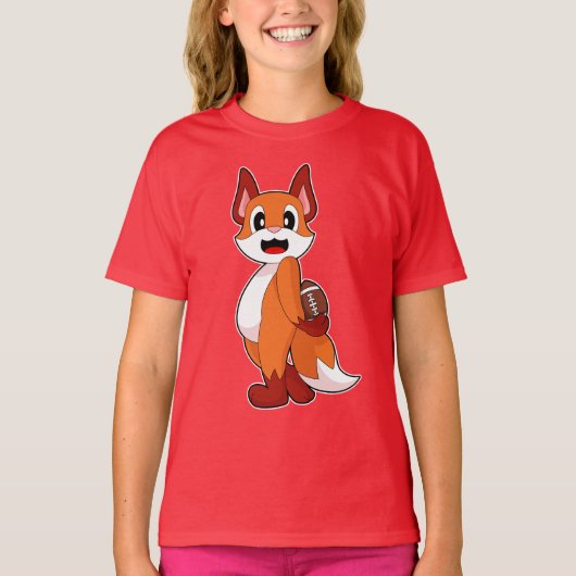 アメリカンフットボール キツネ Tシャツ (正面)