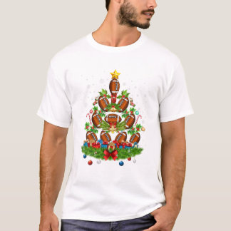 アメリカンフットボール クリスマスツリー オーナメント Tシャツ