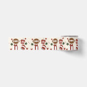 アメリカンフットボール クリスマス サテンリボン (正面)