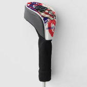 アメリカンフットボール ゴルフヘッドカバー (アングル)
