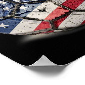 アメリカンフットボール サッカー ポスター (角)