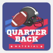 アメリカンフットボール スクエアシール (正面)