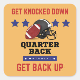 アメリカンフットボール スクエアシール