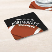 アメリカンフットボール スクエアペーパーコースター (アングル)