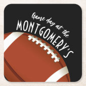 アメリカンフットボール スクエアペーパーコースター (正面)