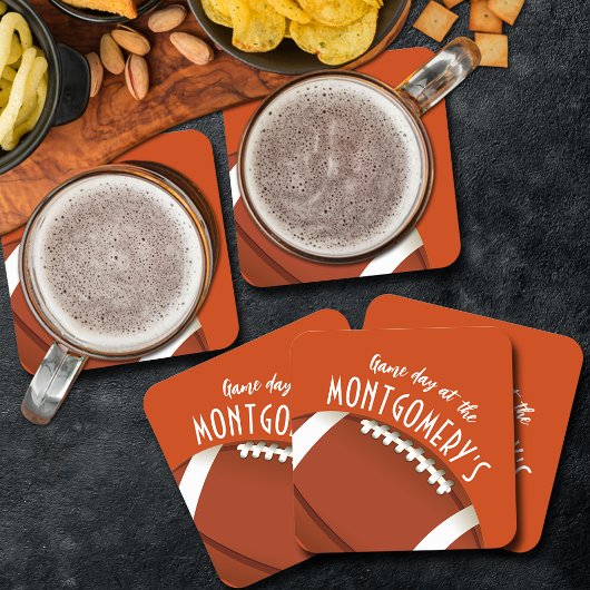 アメリカンフットボール スクエアペーパーコースター