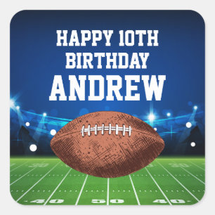 アメリカンフットボール スポーツ お誕生日おめでとう ステッカー