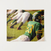 アメリカンフットボール。 タペストリー (正面(横))