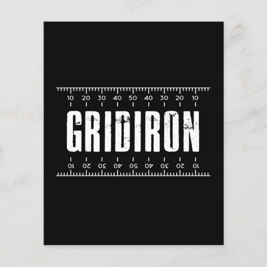 アメリカンフットボール チラシ (正面)