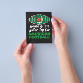 アメリカンフットボール チラシ (手)