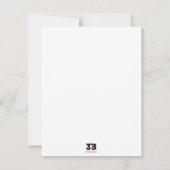 アメリカンフットボール ノートカード (裏面)