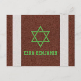 アメリカンフットボール バースデー・パーティーのお礼 ポストカード