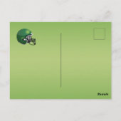 アメリカンフットボール バースデー・パーティーのお礼 ポストカード (裏面)