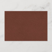 アメリカンフットボール バー ミッツヴァー 受付 挿入 招待状 (裏面)