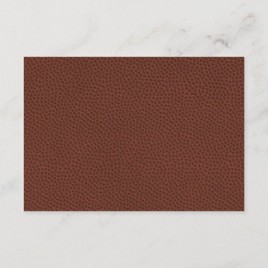 アメリカンフットボール バー ミッツヴァー 受付 挿入 招待状 (裏面)