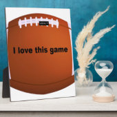 アメリカンフットボール フォトプラーク (側面)