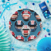 アメリカンフットボール ペーパープレート (パーティー)