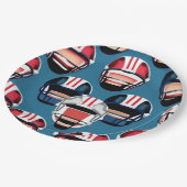 アメリカンフットボール ペーパープレート (アングル)