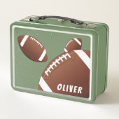 アメリカンフットボール・ボールスポーツボーイ メタルランチボックス (裏面)