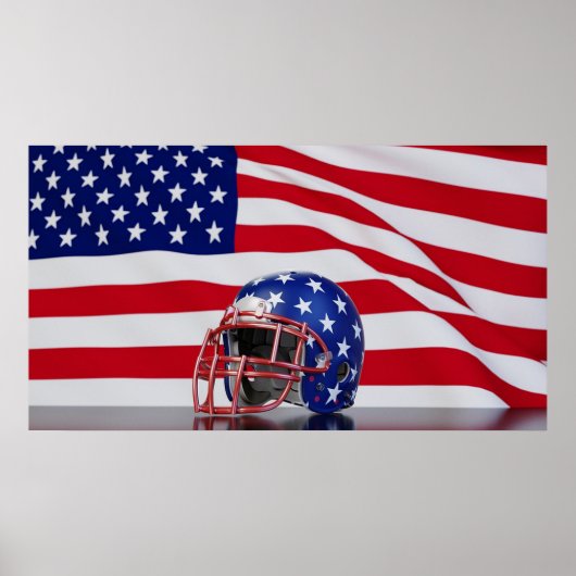 アメリカンフットボール ポスター (正面)