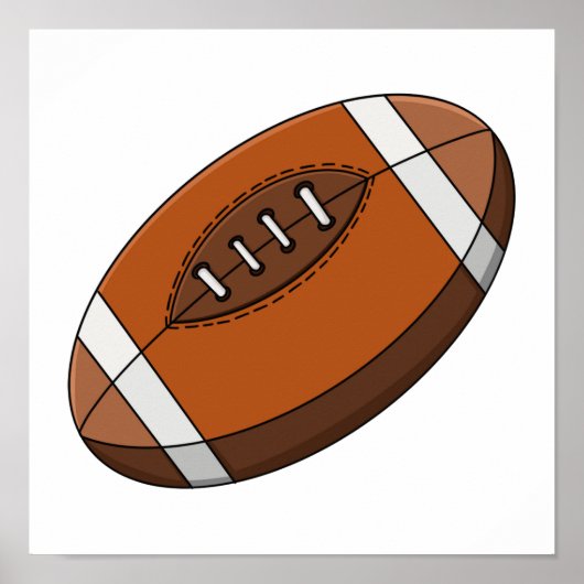 アメリカンフットボール ポスター (正面)