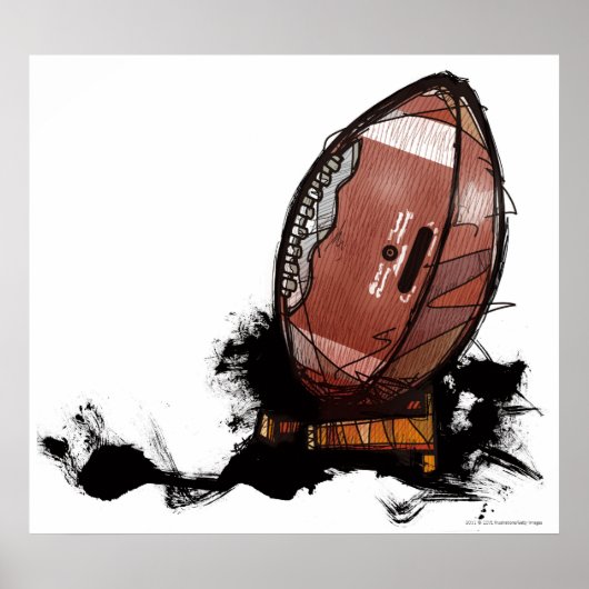 アメリカンフットボール ポスター (正面)