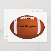 アメリカンフットボール ポストカード (正面/裏面)