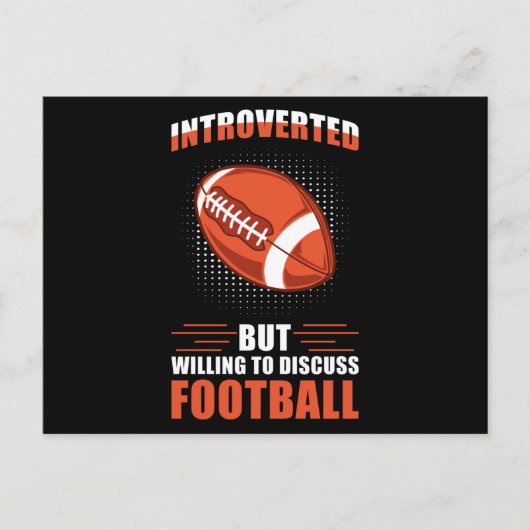 アメリカンフットボール ポストカード (正面)