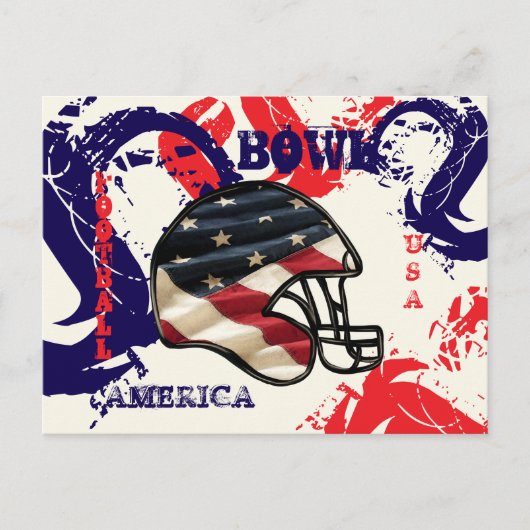 アメリカンフットボール ポストカード (正面)